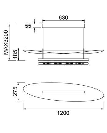 ABISAL * LÁMPARA LED 48W
